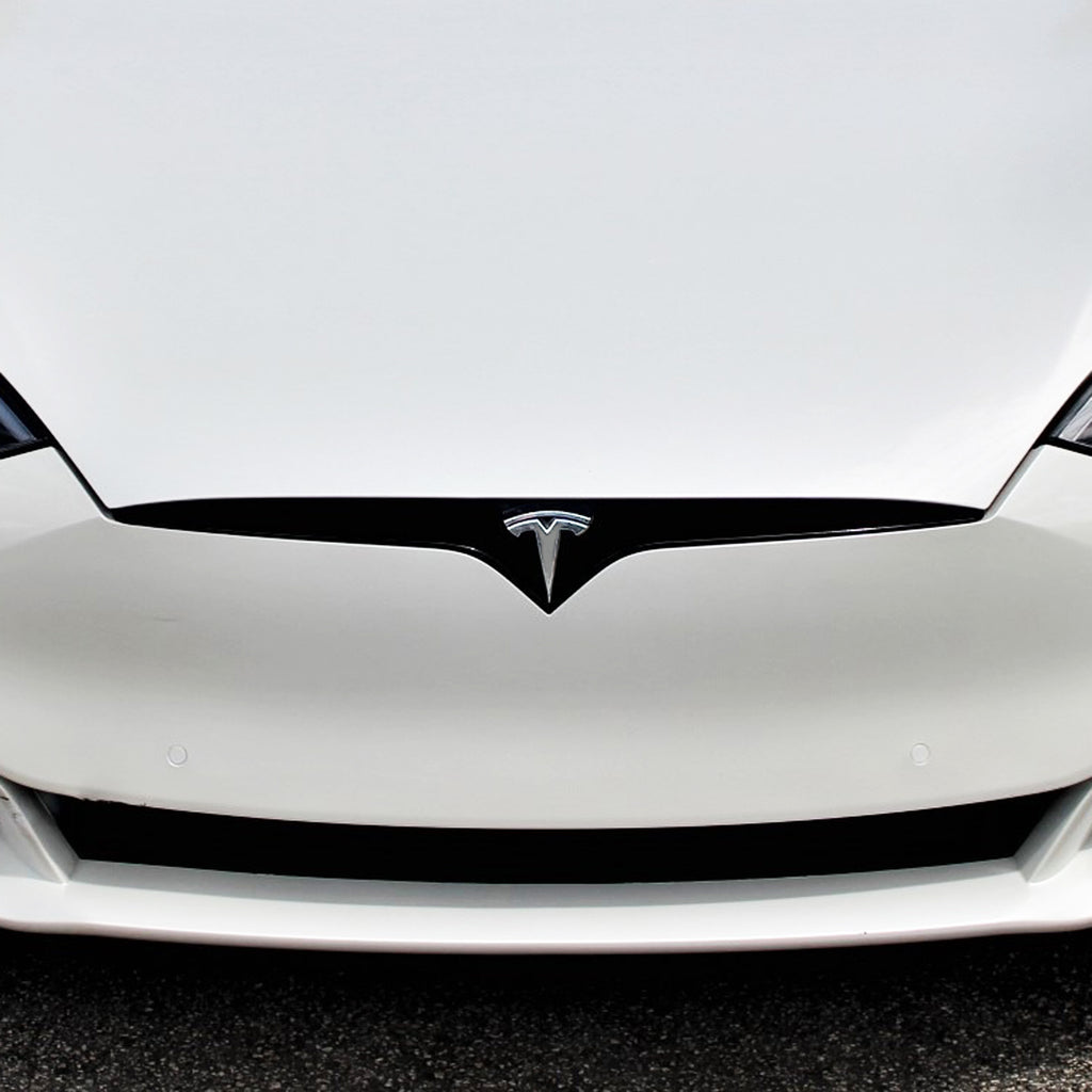 2016-2022 Tesla Model S | Front Grill Trim Chrome Delete PreCut Vinyl Wrap