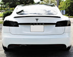 2016-2022 Tesla Model S | Rear Trunk Trim Chrome Delete PreCut Vinyl Wrap