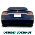 2016-2022 Tesla Model S | Rear Trunk Trim Chrome Delete PreCut Vinyl Wrap