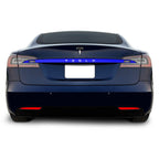 2016-2022 Tesla Model S | Rear Trunk Trim Chrome Delete PreCut Vinyl Wrap