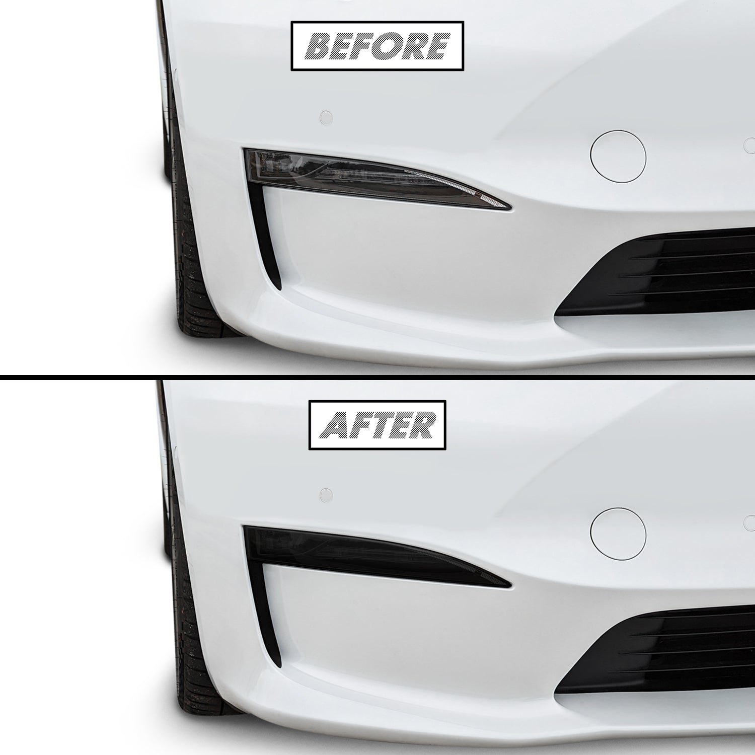 2022-2026 Tesla Model S | Fog Light PreCut Tint Overlays