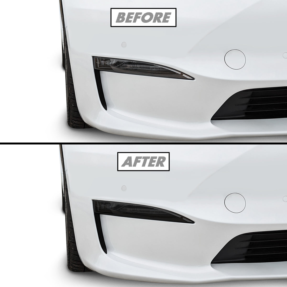2022-2026 Tesla Model S | Fog Light PreCut Tint Overlays