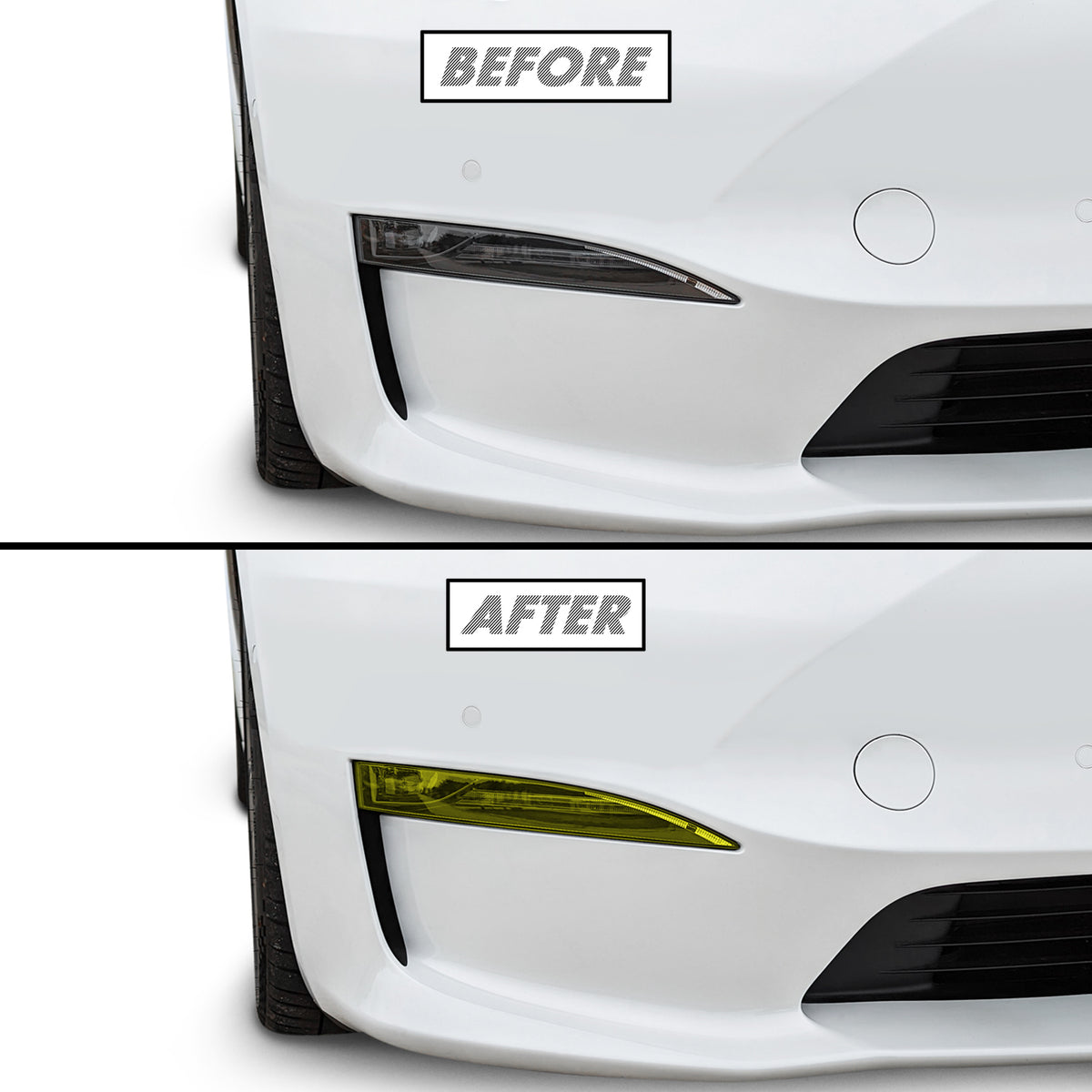 2022-2026 Tesla Model S | Fog Light PreCut Tint Overlays