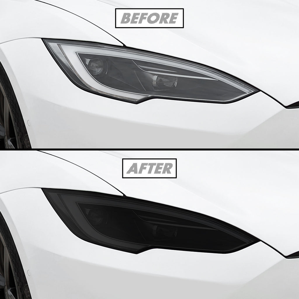2022-2026 Tesla Model S | Headlight PreCut Tint Overlays