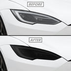 2022-2026 Tesla Model S | Headlight PreCut Tint Overlays