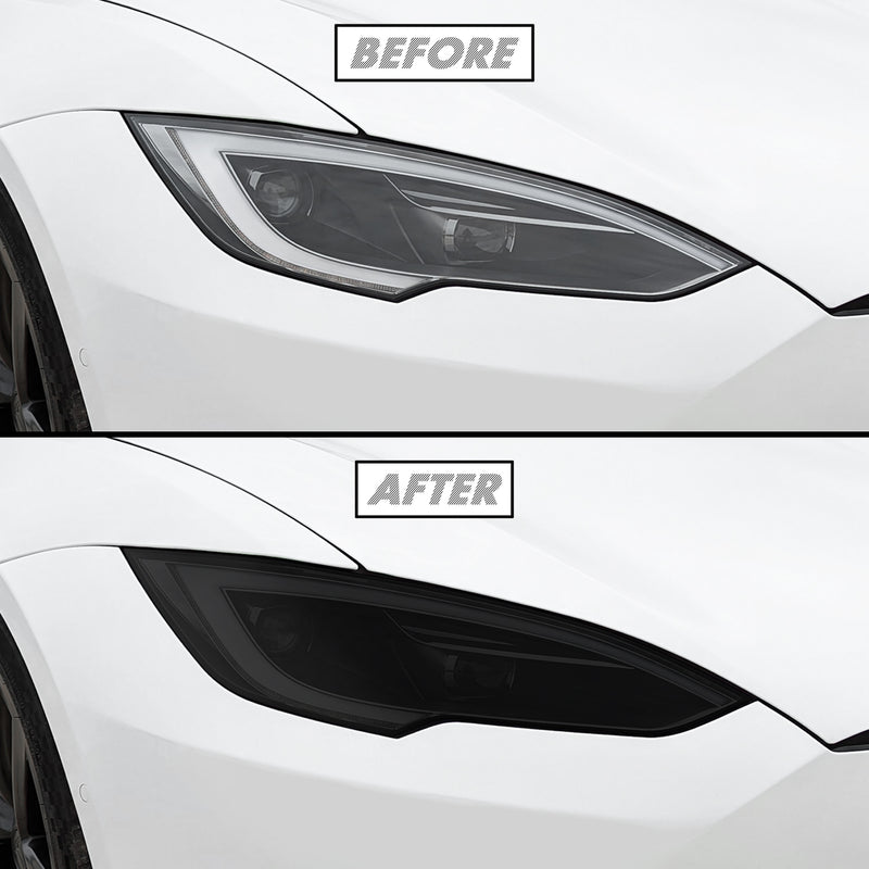 2022-2026 Tesla Model S | Headlight PreCut Tint Overlays