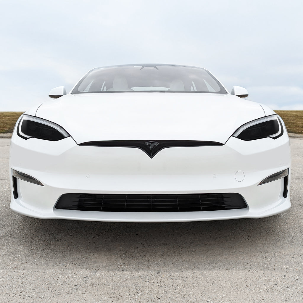 2022-2026 Tesla Model S | Headlight Cutout PreCut Tint Overlays