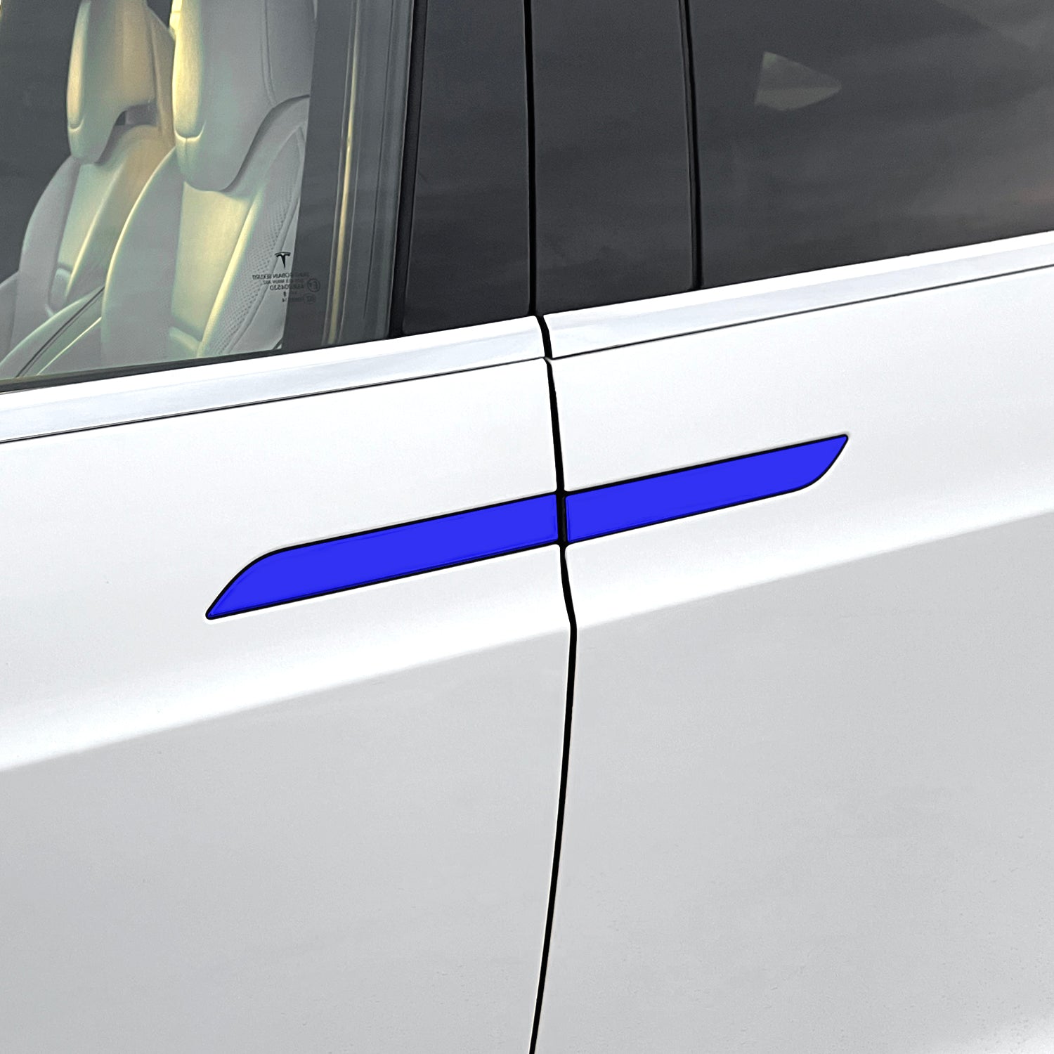 2016-2021 Tesla Model X | Door Handle Chrome Delete PreCut Vinyl Wrap