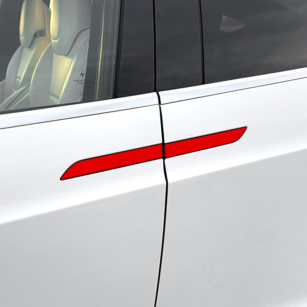 2016-2021 Tesla Model X | Door Handle Chrome Delete PreCut Vinyl Wrap