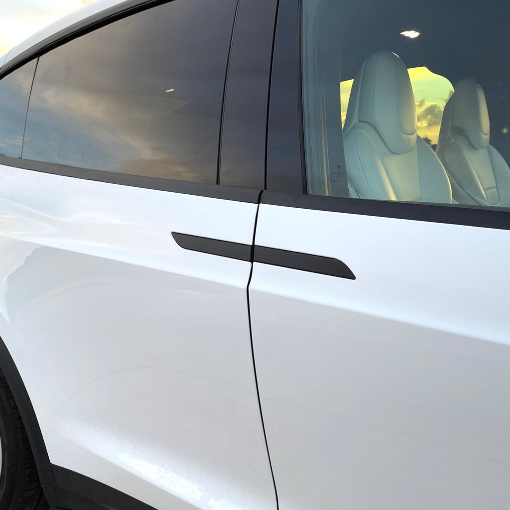 2016-2021 Tesla Model X | Door Handle Chrome Delete PreCut Vinyl Wrap