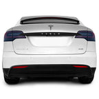 2016-2021 Tesla Model X | Rear Trunk Trim Chrome Delete PreCut Vinyl Wrap