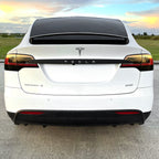 2016-2021 Tesla Model X | Rear Trunk Trim Chrome Delete PreCut Vinyl Wrap