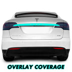 2016-2021 Tesla Model X | Rear Trunk Trim Chrome Delete PreCut Vinyl Wrap