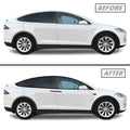 2016-2021 Tesla Model X | Window Trim Combo Chrome Delete PreCut Vinyl Wrap