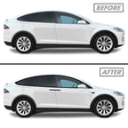 2016-2021 Tesla Model X | Window Trim Combo Chrome Delete PreCut Vinyl Wrap