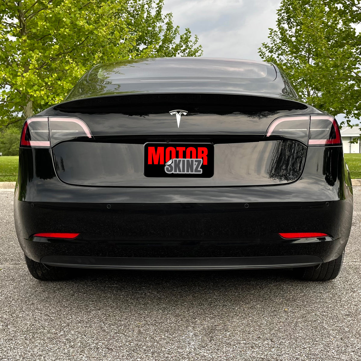 2017-2023 Tesla Model 3 | Tail Light Insert With Reverse & Signal Cutout PreCut Tint Overlays