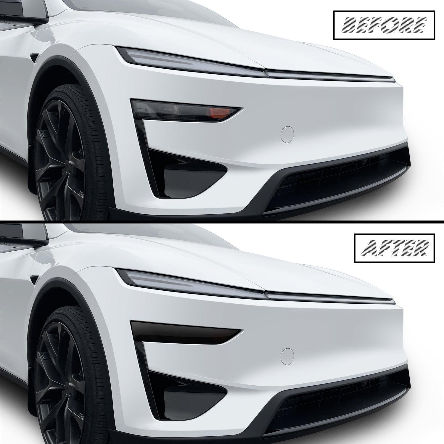 2026-2027 Tesla Model Y | Headlight PreCut Tint Overlays