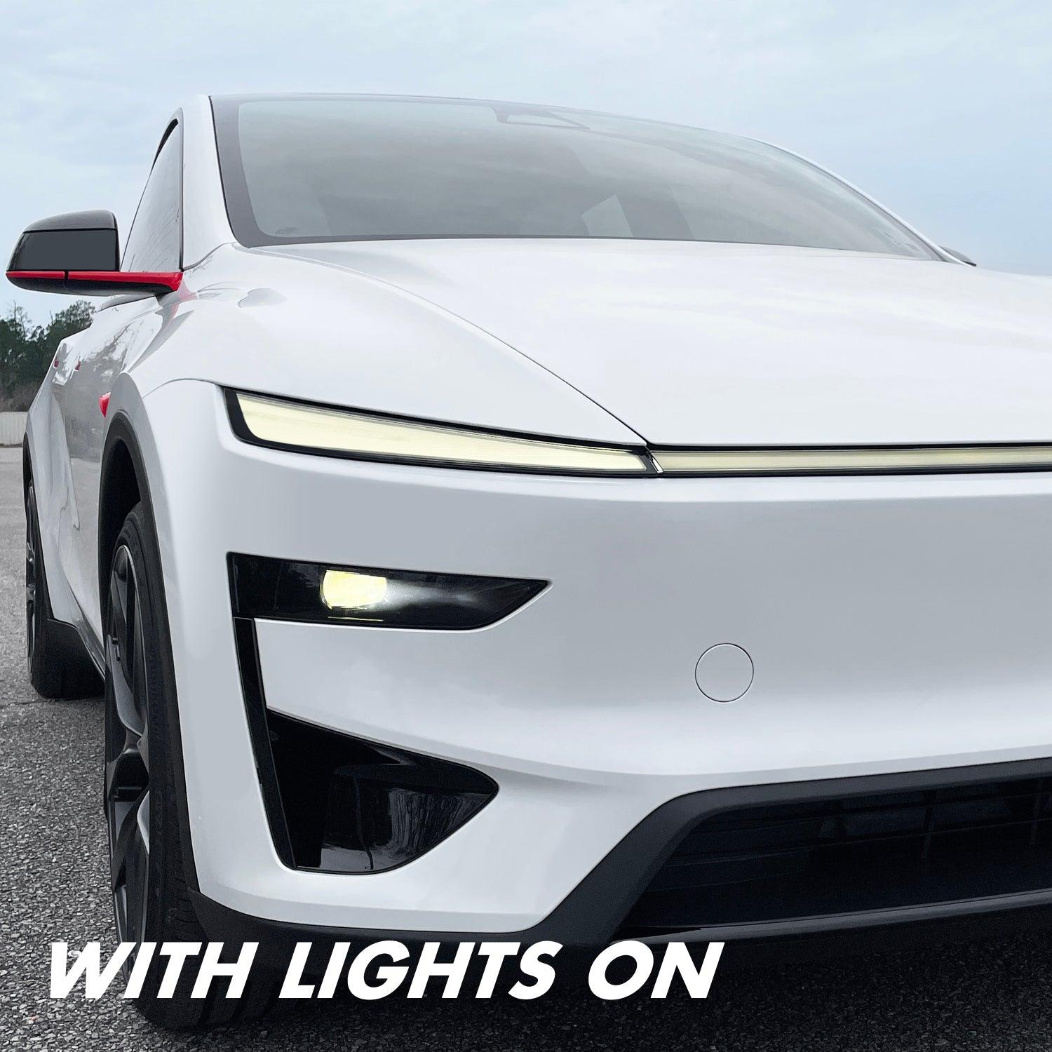 2026-2027 Tesla Model Y | Headlight PreCut Tint Overlays