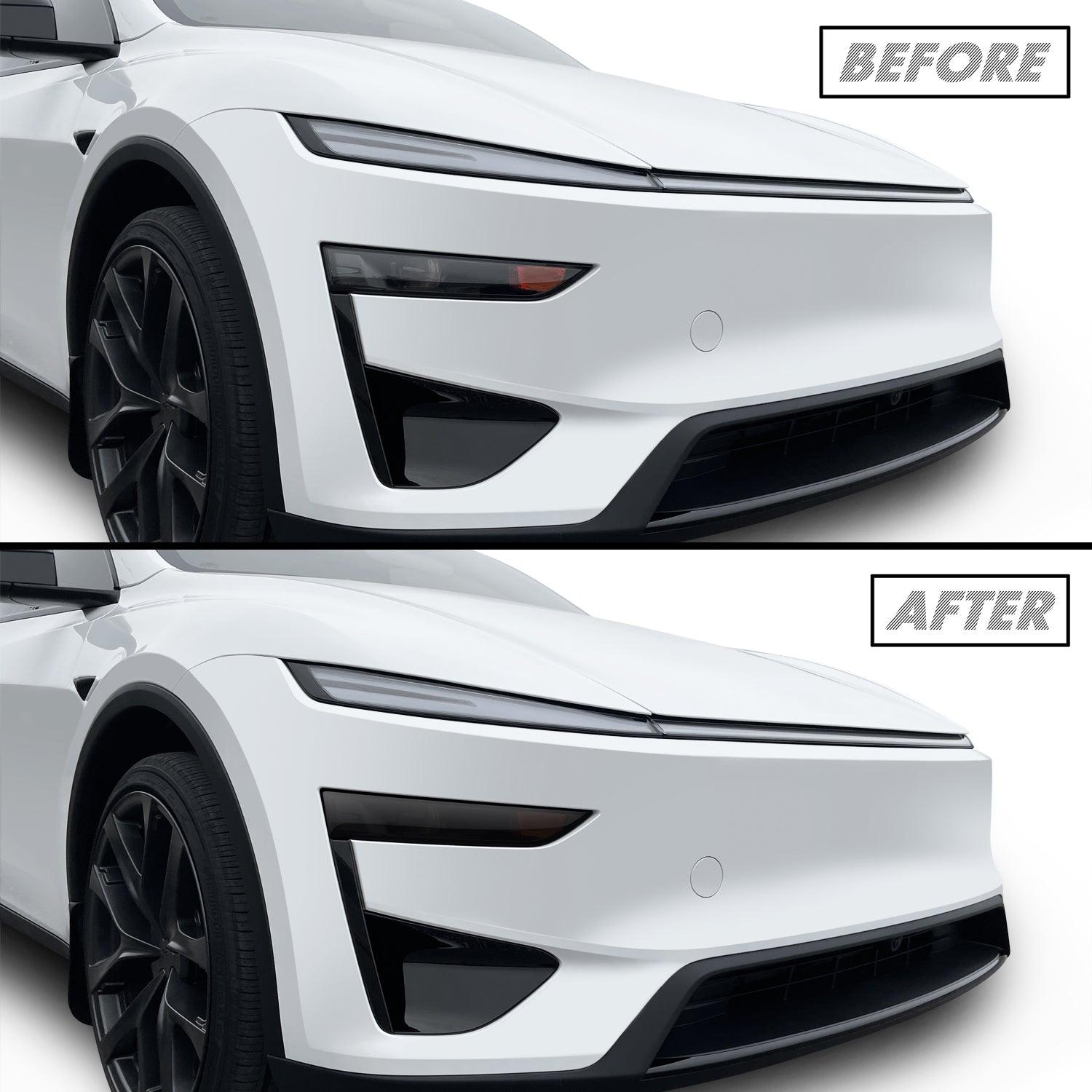2026-2027 Tesla Model Y | Headlight PreCut Tint Overlays