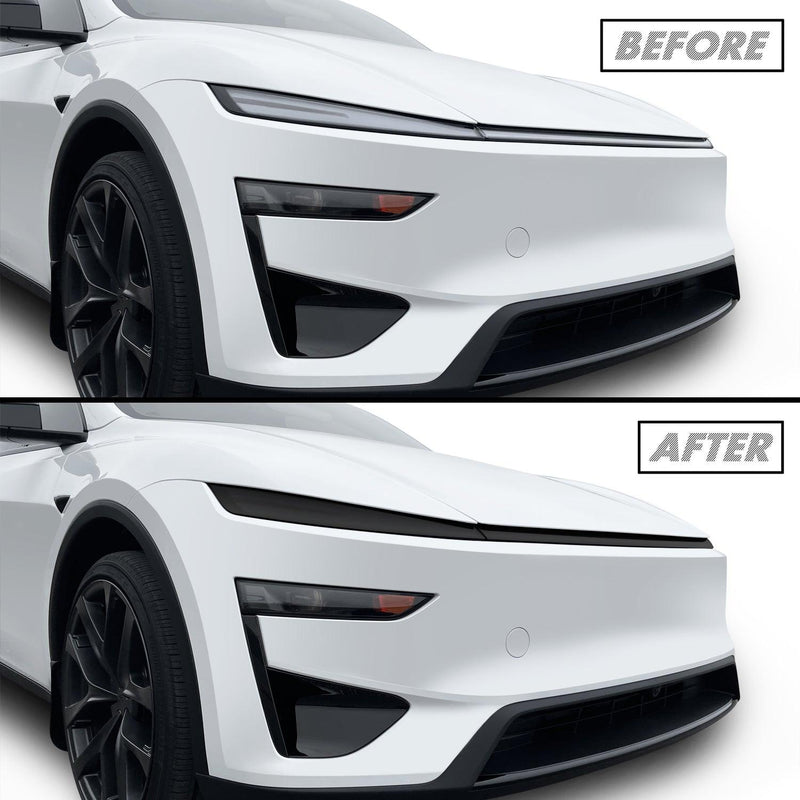2026-2027 Tesla Model Y | Headlight DRL Bar PreCut Tint Overlays