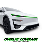 2026-2027 Tesla Model Y | Headlight DRL Bar PreCut Tint Overlays