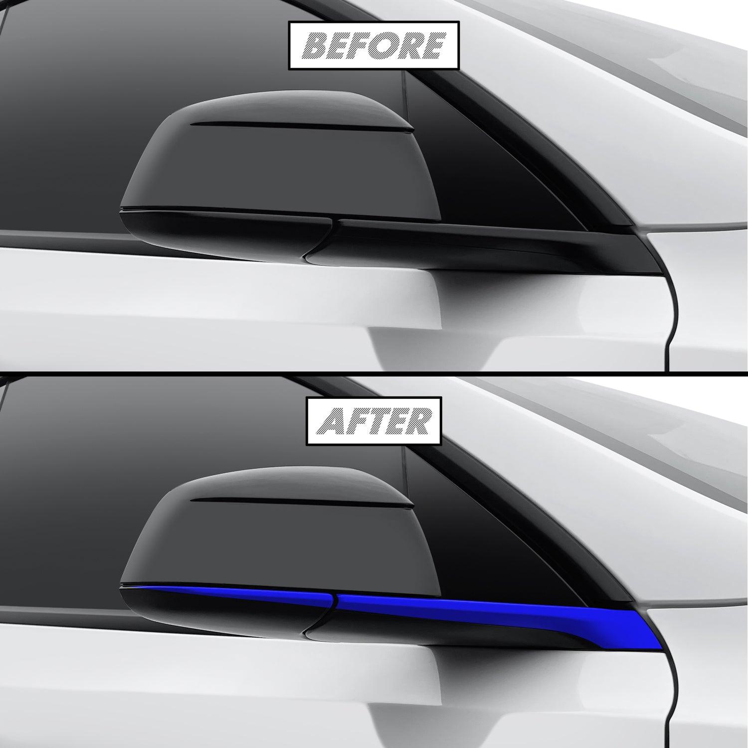 2026-2027 Tesla Model Y | Side Mirror Accent PreCut Vinyl Wrap