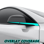 2026-2027 Tesla Model Y | Side Mirror Accent PreCut Vinyl Wrap