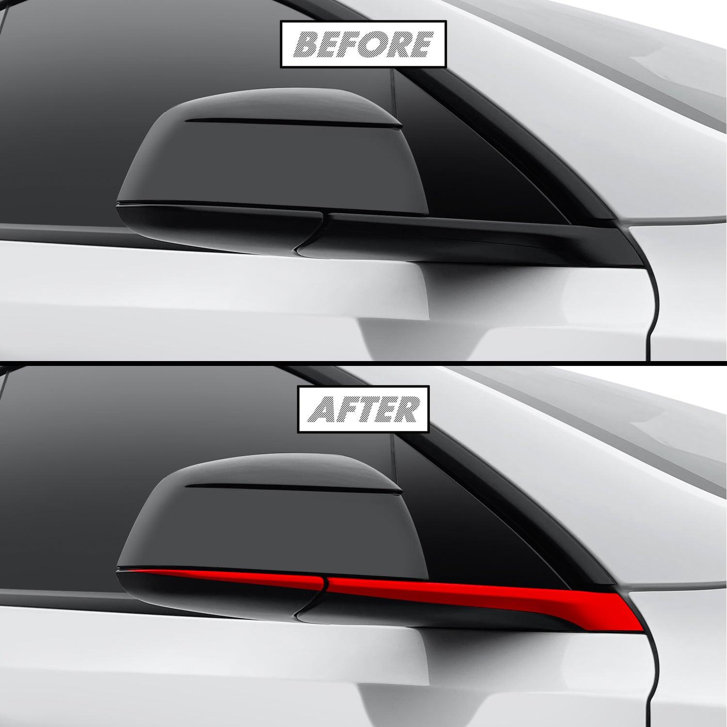2026-2027 Tesla Model Y | Side Mirror Accent PreCut Vinyl Wrap