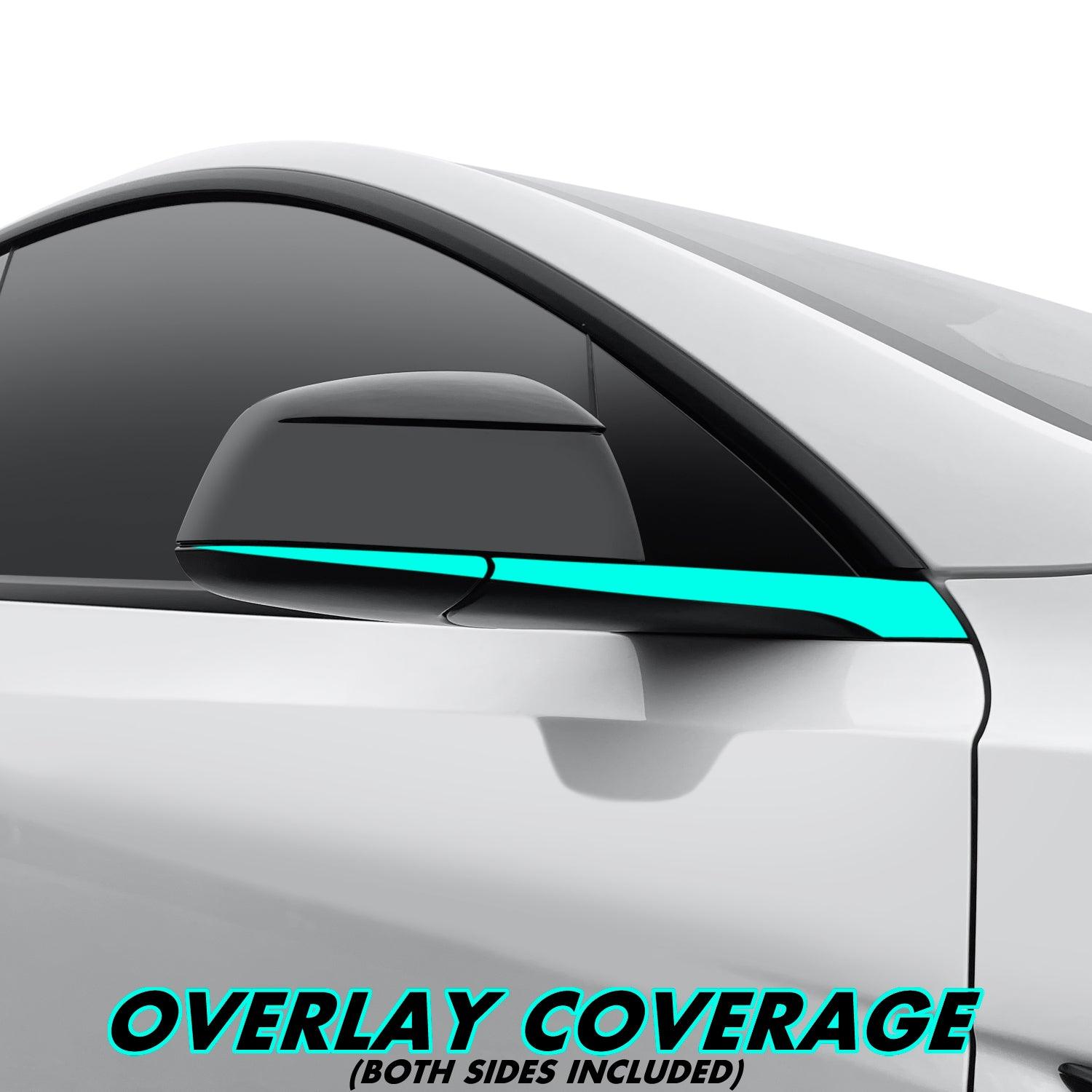 2026-2027 Tesla Model Y | Side Mirror Accent PreCut Vinyl Wrap
