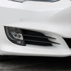 2016-2020 Tesla Model S | Front Bumper Side Grill Trim Chrome Delete PreCut Vinyl Wrap