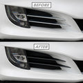 2016-2020 Tesla Model S | Front Bumper Side Grill Trim Chrome Delete PreCut Vinyl Wrap