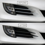 2016-2020 Tesla Model S | Front Bumper Side Grill Trim Chrome Delete PreCut Vinyl Wrap