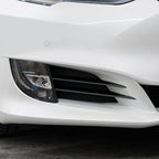 2016-2020 Tesla Model S | Front Bumper Side Grill Trim Chrome Delete PreCut Vinyl Wrap