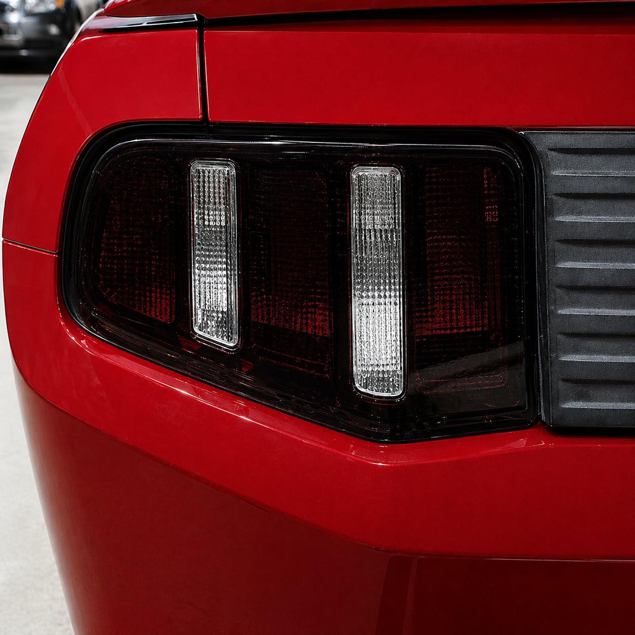 2010-2012 Ford Mustang | Tail Light Cutout PreCut Tint Overlays
