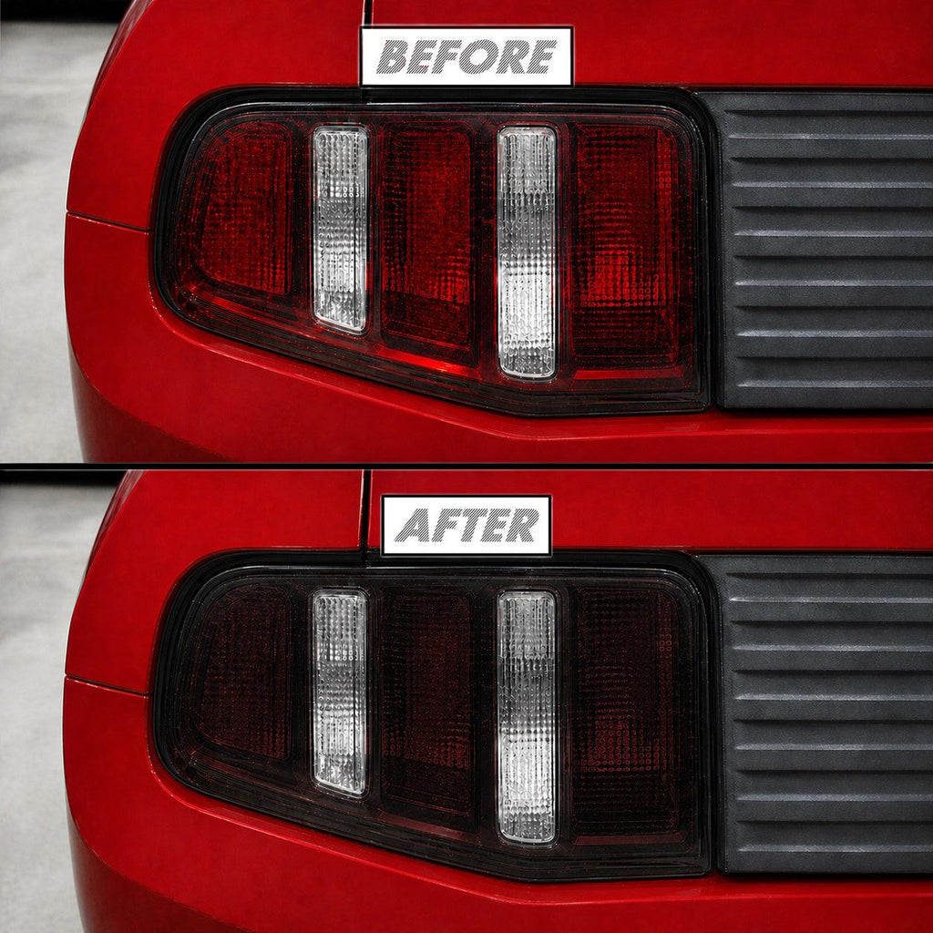 2010-2012 Ford Mustang | Tail Light Cutout PreCut Tint Overlays