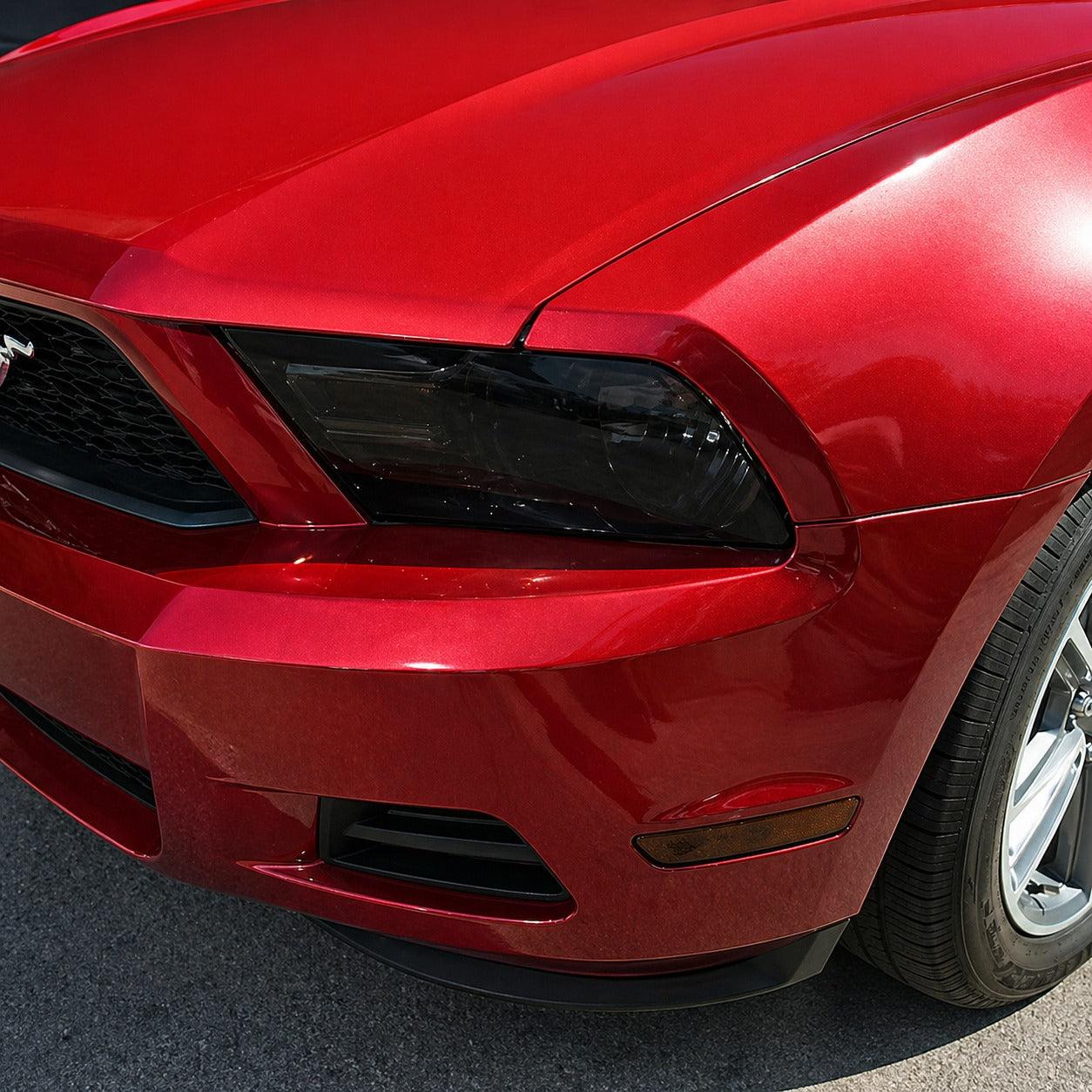 2010-2014 Ford Mustang | Headlight PreCut Tint Overlays