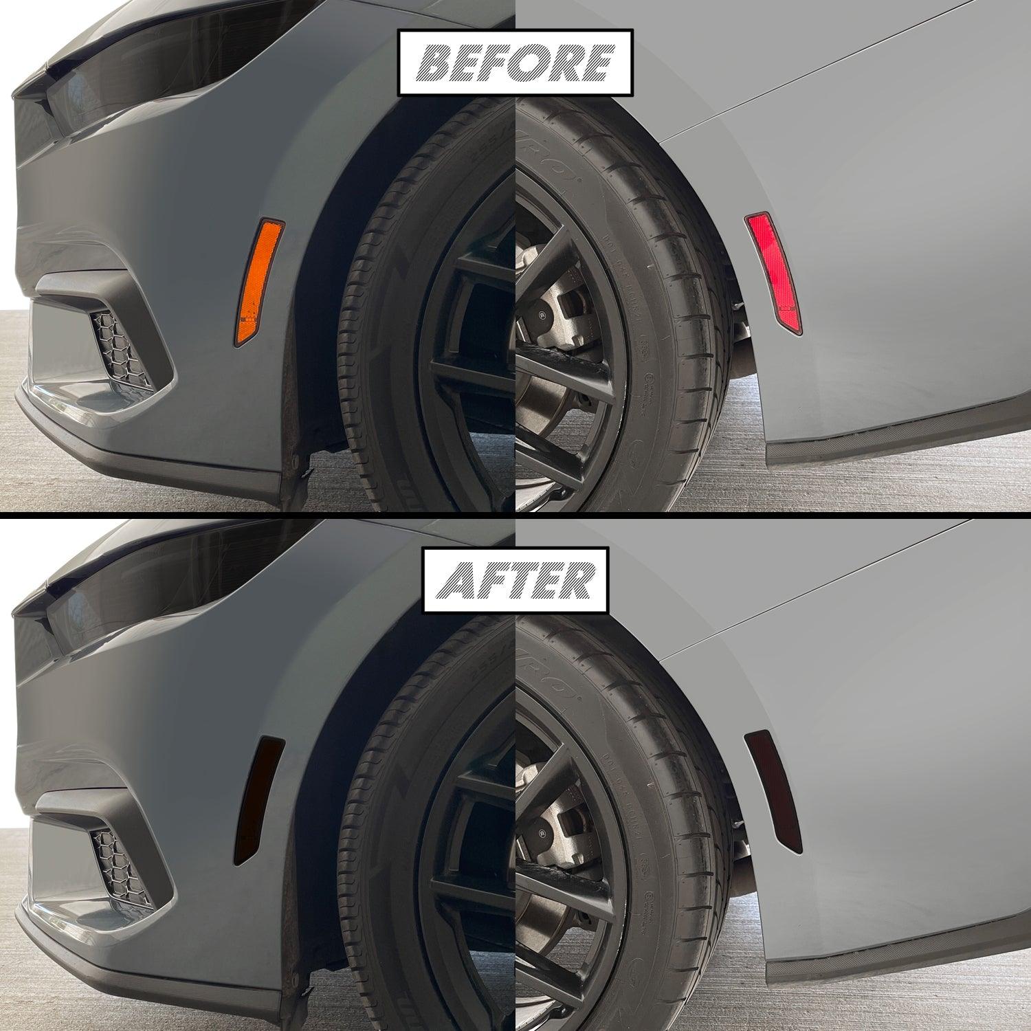 2024-2026 Ford Mustang | Side Marker & Reflector PreCut Tint Overlays