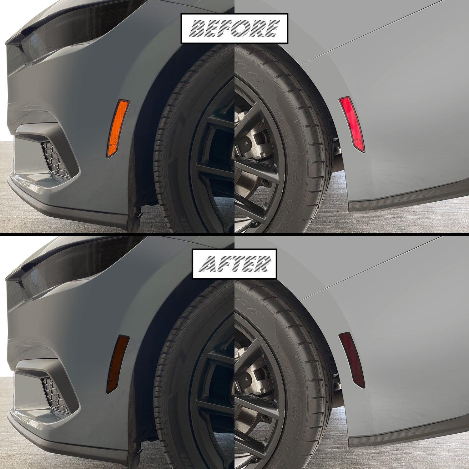 2024-2026 Ford Mustang | Side Marker & Reflector PreCut Tint Overlays