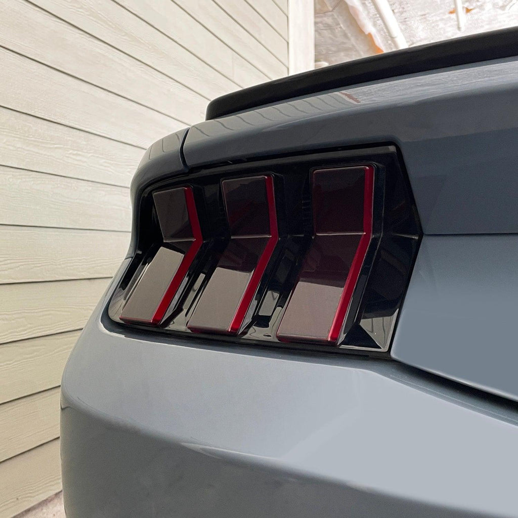 2024-2026 Ford Mustang | Tail Light Face PreCut Tint Overlays