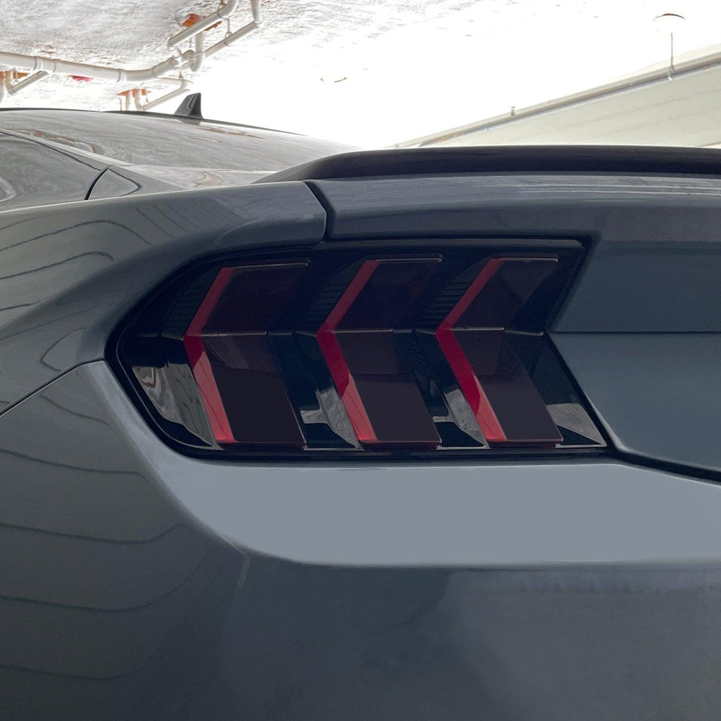 2024-2026 Ford Mustang | Tail Light Face PreCut Tint Overlays