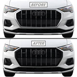 2019-2023 Audi Q3 | Outer Front Grill Trim Chrome Delete PreCut Vinyl Wrap