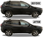 2014-2023 Jeep Cherokee | Door Pillars PreCut Vinyl Wrap