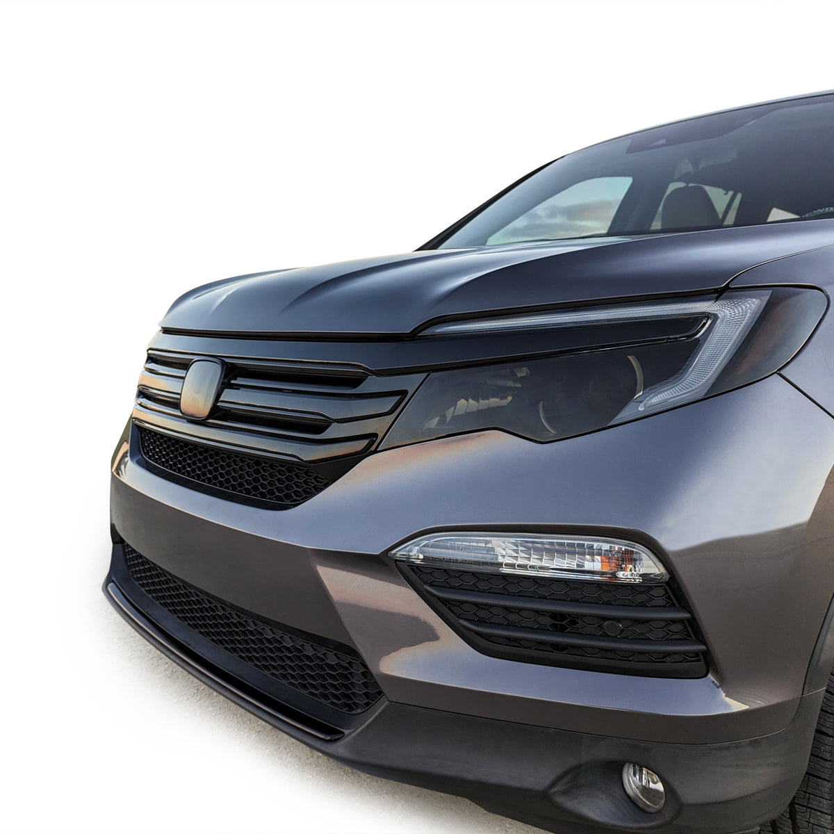 2016-2022 Honda Pilot | Window Trim Chrome Delete PreCut Vinyl Wrap