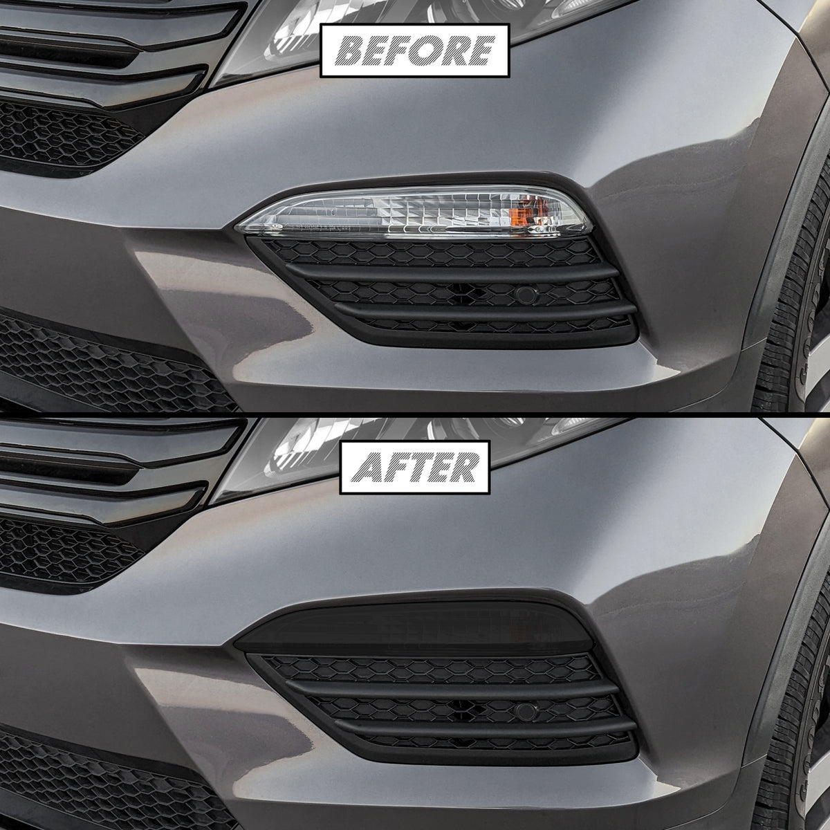 2016-2018 Honda Pilot | Front Turn Signal PreCut Tint Overlays