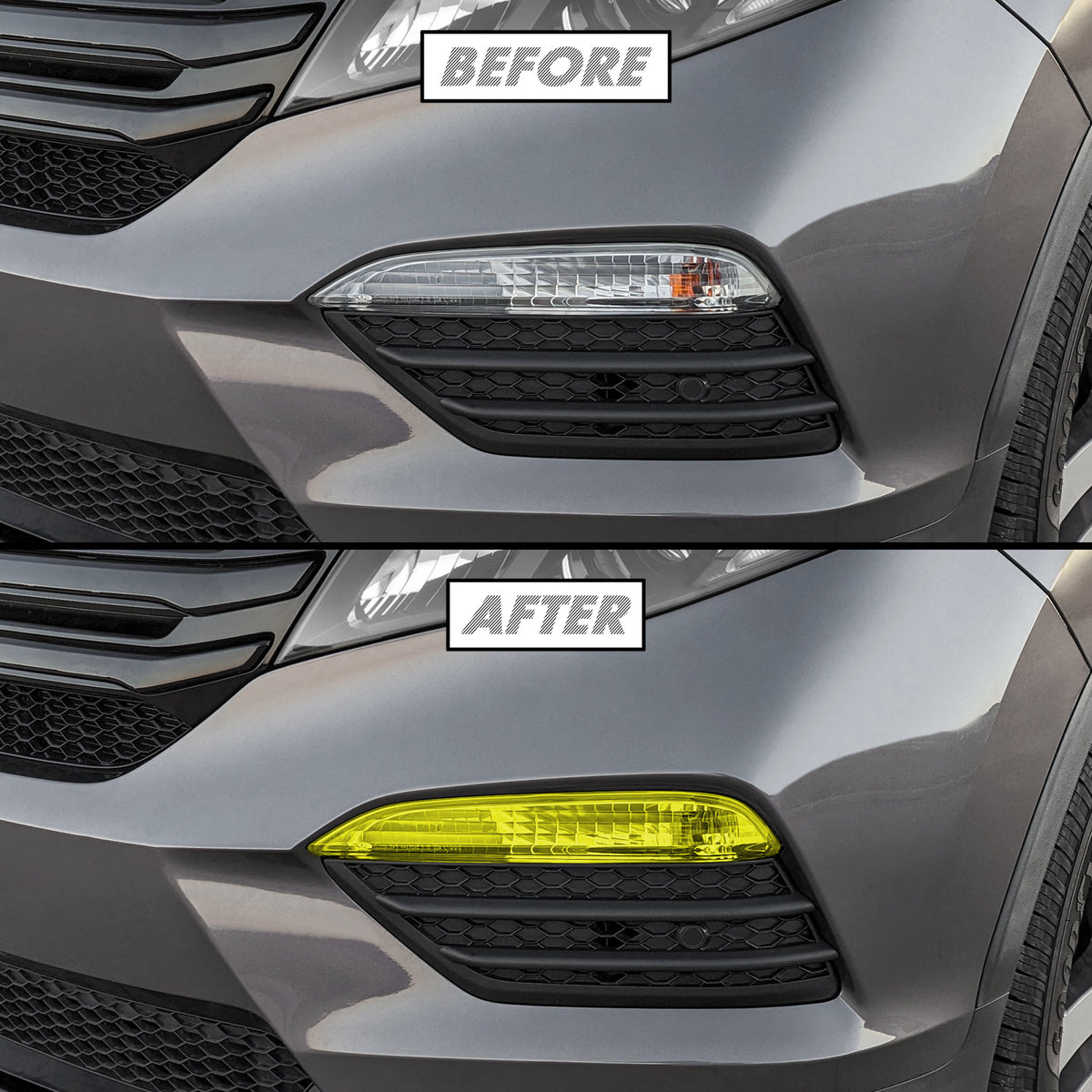 2016-2018 Honda Pilot | Front Turn Signal PreCut Tint Overlays