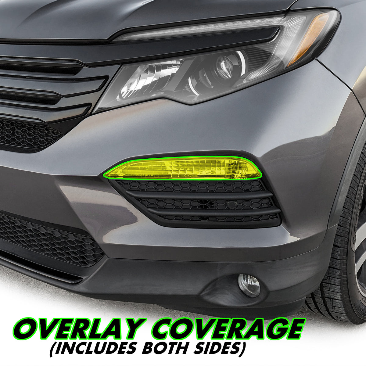 2016-2018 Honda Pilot | Front Turn Signal PreCut Tint Overlays