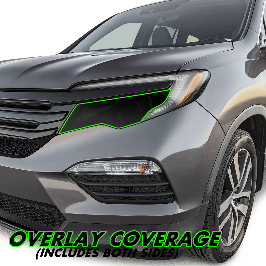 2016-2022 Honda Pilot | Headlight Cutout PreCut Tint Overlays