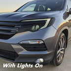 2016-2022 Honda Pilot | Headlight Cutout PreCut Tint Overlays