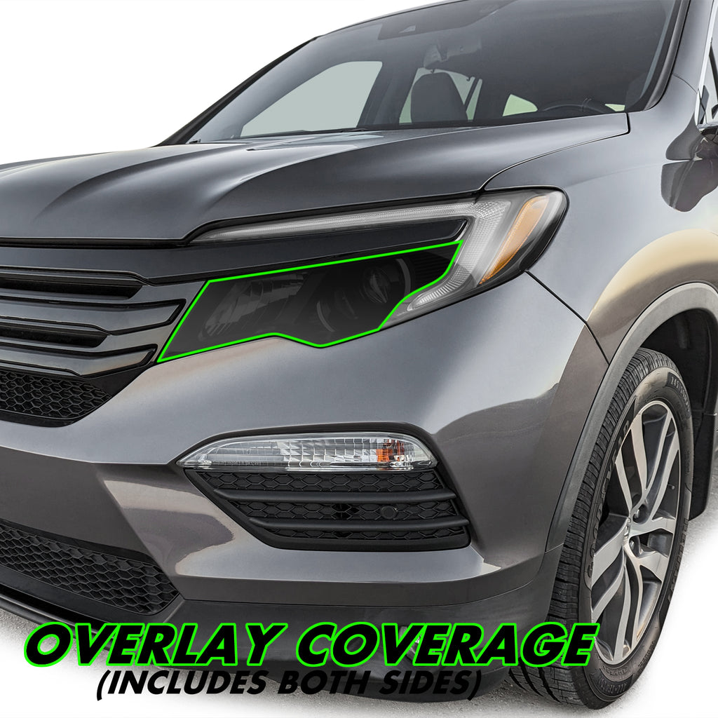 2016-2022 Honda Pilot | Headlight Cutout PreCut Tint Overlays