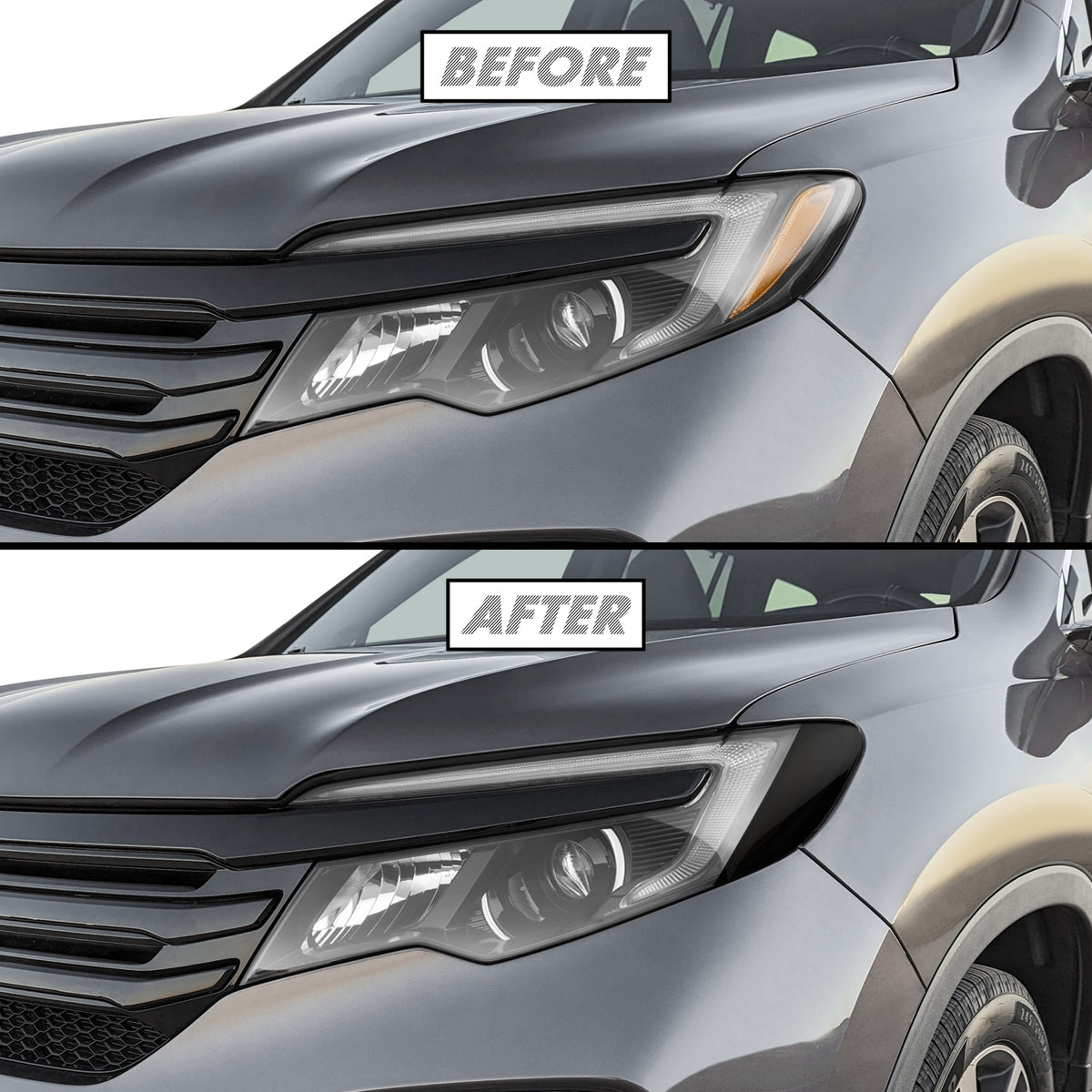 2016-2022 Honda Pilot | Headlight Side Marker PreCut Tint Overlays